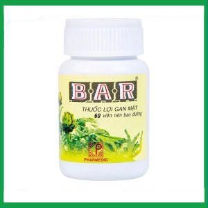 Nhà Thuốc Thanh Vinh - Thuốc lợi gan mật Bar điều trị các bệnh về gan (60 viên) 2 Nhà Thuốc Thanh Vinh - Bar 3