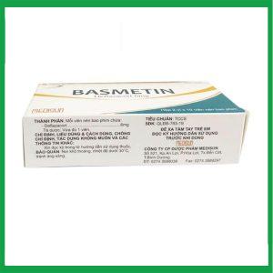 Nhà Thuốc Thanh Vinh - Thuốc Basmetin 6mg Medisun điều trị hen phế quản, viêm khớp dạng thấp (2 vỉ x 10 viên) 1 Nhà Thuốc Thanh Vinh - Basmetin 2