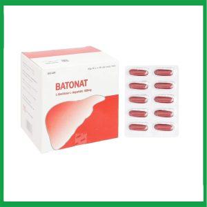 Nhà Thuốc Thanh Vinh - Thuốc Batonat 400mg Phil điều trị bệnh viêm gan cấp tính, viêm gan mạn tính (10 vỉ x 10 viên) 2 Nhà Thuốc Thanh Vinh - Batonat 400mg1