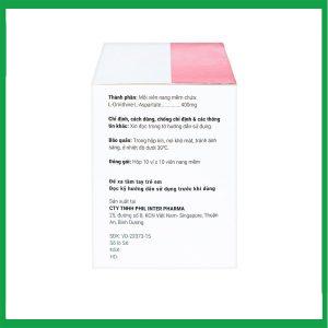 Nhà Thuốc Thanh Vinh - Thuốc Batonat 400mg Phil điều trị bệnh viêm gan cấp tính, viêm gan mạn tính (10 vỉ x 10 viên) 1 Nhà Thuốc Thanh Vinh - Batonat 400mg2