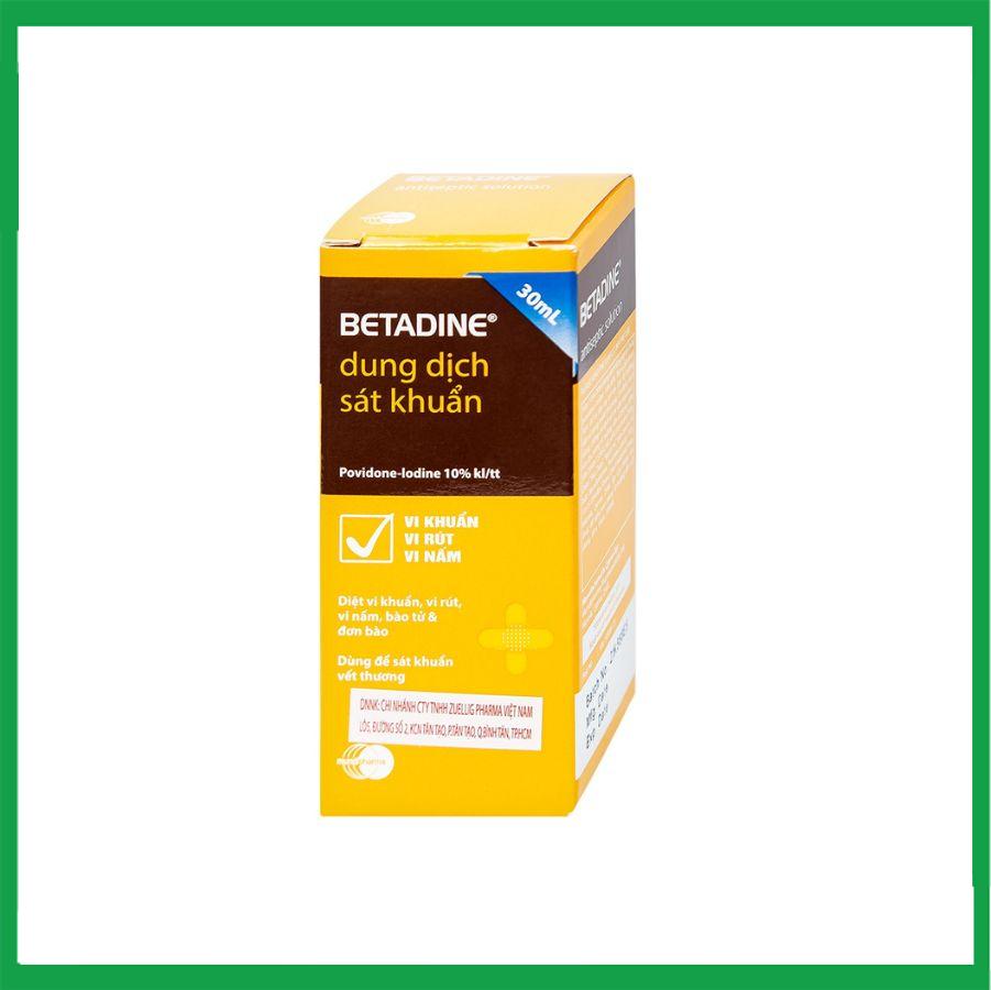 Betadine-Antiseptic-Sol-30ml.jpg Nhà Thuốc Thanh Vinh - Betadine Antiseptic Sol 30ml
