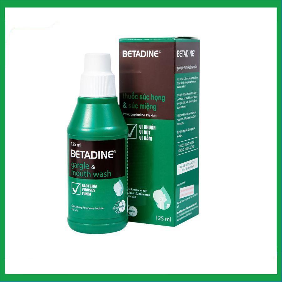 Betadine-Gargle-and-Mouthwash-125ml.jpg Nhà Thuốc Thanh Vinh - Betadine Gargle and Mouthwash 125ml