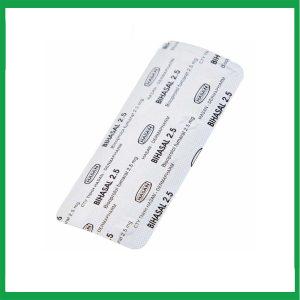 Nhà Thuốc Thanh Vinh - Thuốc Bihasal 2.5 Hasan điều trị tăng huyết áp, đau thắt ngực, suy tim mạn tính ổn định (5 vỉ x 10 viên) 1 Nhà Thuốc Thanh Vinh - Bihasal 2.5mg2