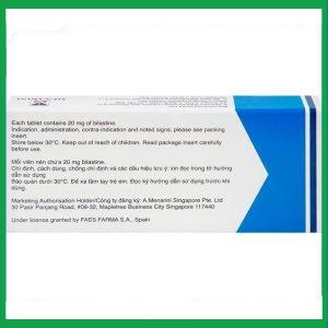 Nhà Thuốc Thanh Vinh - Bilaxten 20mg 1