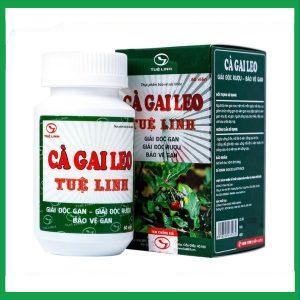 Viên uống Cà Gai Leo Tuệ Linh bảo vệ và phục hồi tế bào gan, giải độc gan (60 viên)