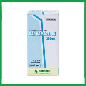 Thuốc Carbamazepin 200mg điều trị bệnh động kinh, giảm đau dây thần kinh (100 viên)