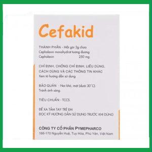 Nhà Thuốc Thanh Vinh - Thuốc cốm Cefakid 250mg điều trị nhiễm khuẩn (24 gói x 3g) 1 Nhà Thuốc Thanh Vinh - Cefakid 2