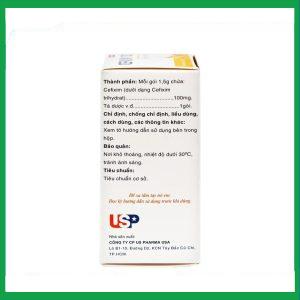 Nhà Thuốc Thanh Vinh - Bột pha hỗn dịch uống Cefixim 100 USP điều trị nhiễm khuẩn (10 gói x 1.5g) 1 Nhà Thuốc Thanh Vinh - Cefixim 2