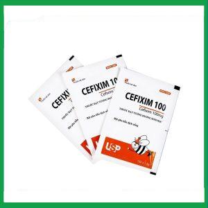 Nhà Thuốc Thanh Vinh - Bột pha hỗn dịch uống Cefixim 100 USP điều trị nhiễm khuẩn (10 gói x 1.5g) 3 Nhà Thuốc Thanh Vinh - Cefixim 4