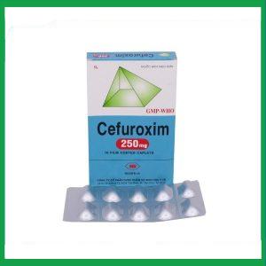 Thuốc Cefuroxim 250mg Mebiphar điều trị nhiễm khuẩn (1 vỉ x 10 viên)