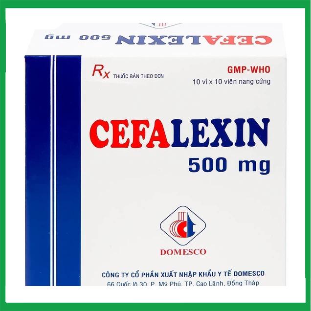 Cephalexin-500mg-Domesco1.jpg Nhà Thuốc Thanh Vinh - Cephalexin 500mg Domesco1