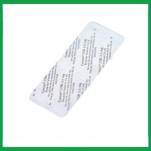 Nhà Thuốc Thanh Vinh - Thuốc Concor Cor 2.5mg Merck điều trị suy tim mãn tính (3 vỉ x 10 viên) 1 Nhà Thuốc Thanh Vinh - Concor 25mg 1