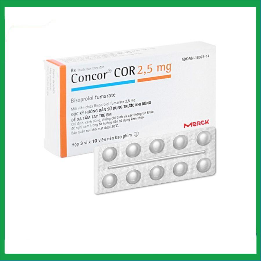 Concor-25mg.jpg Nhà Thuốc Thanh Vinh - Concor 25mg