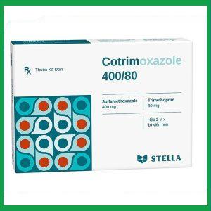 Thuốc Cotrimoxazole 400/80 Stella điều trị nhiễm khuẩn (10 vỉ x 10 viên)