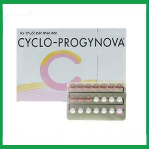 Thuốc Cyclo-Progynova điều trị hội chứng thiếu estrogen (1 vỉ x 21 viên)