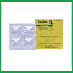 Nhà Thuốc Thanh Vinh - Thuốc Decolgen ND United điều trị các triệu chứng cảm thông thường, viêm mũi dị ứng (25 vỉ x 4 viên) 2 Nhà Thuốc Thanh Vinh - Decolgen No Drowse 2