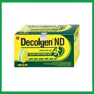 Thuốc Decolgen ND United điều trị các triệu chứng cảm thông thường, viêm mũi dị ứng (25 vỉ x 4 viên)