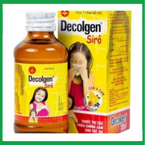 Siro Decolgen Untied điều trị cảm thông thường, viêm mũi dị ứng 60ml