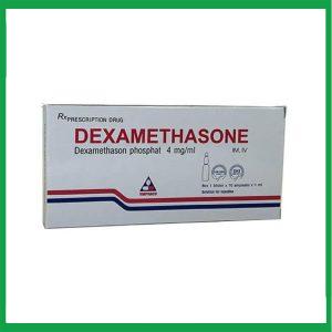 Dung dịch tiêm Dexamethasone 4mg/1ml Vinphaco điều trị trạng thái hen, bệnh dị ứng nặng (10 ống x 1ml)