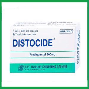 Thuốc Distocide điều trị sán máng, sán lá gan nhỏ (1 vỉ x 4 viên)