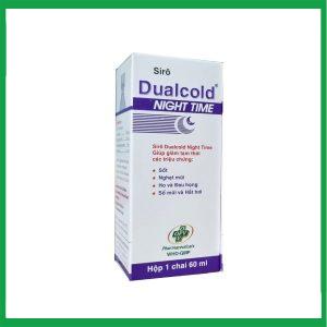 DUALCOLD NIGHT TIME – ĐIỀU TRỊ CẢM CÚM, SỔ MŨI, HẮT HƠI