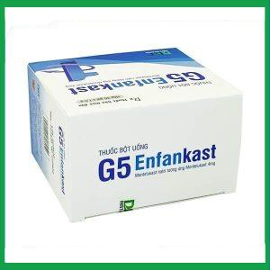 Nhà Thuốc Thanh Vinh - Thuốc bột uống G5 Enfankast 4mg phòng và điều trị hen phế quản(Hộp 30 gói) 1 Nhà Thuốc Thanh Vinh - Enfankast2