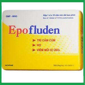 Thuốc Epofluden Hà Tây điều trị cảm cúm, ho