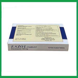 Nhà Thuốc Thanh Vinh - Thuốc Eszol điều trị nhiễm nấm (Hộp 1 vỉ x 10 viên) 2 Nhà Thuốc Thanh Vinh - Eszol 3