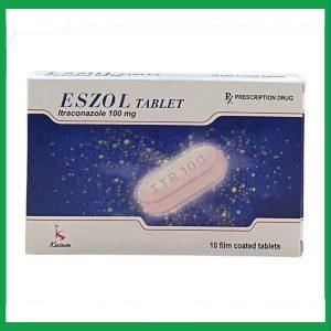 Thuốc Eszol điều trị nhiễm nấm (Hộp 1 vỉ x 10 viên)