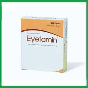 Nhà Thuốc Thanh Vinh - Thuốc nhỏ mắt Eyetamin cung cấp độ ẩm và dưỡng chất cho mắt, phòng ngừa các bệnh về mắt 2 Nhà Thuốc Thanh Vinh - Eyetamin 10ml Bidiphar