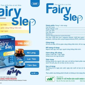 Nhà Thuốc Thanh Vinh - Fairy Slep - Hỗ trợ an thần, giảm căng thẳng thần kinh, giúp ngủ sâu ngon giấc 1 Nhà Thuốc Thanh Vinh - Fairy Slep
