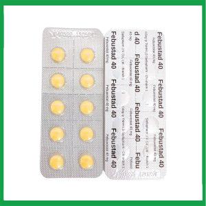Nhà Thuốc Thanh Vinh - Thuốc Febustad 40 Stella điều trị tăng acid uric huyết mạn tính (3 vỉ x 10 viên) 1 Nhà Thuốc Thanh Vinh - Febustad 40 Stella 1