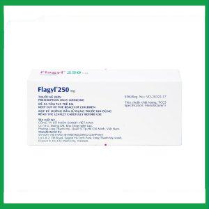 Nhà Thuốc Thanh Vinh - Flagyl 250mg trị nhiễm khuẩn (2 vỉ x 10 viên) 2 Nhà Thuốc Thanh Vinh - Flagyl 3