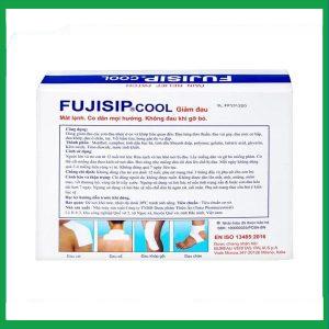 Nhà Thuốc Thanh Vinh - Cao dán Fujisip Cool Thiên Ân giảm đau cơ, đau khớp, đau vai gáy, đau lưng (10 túi) 1 Nhà Thuốc Thanh Vinh - Fujisip cool3