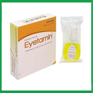 Thuốc nhỏ mắt Eyetamin cung cấp độ ẩm và dưỡng chất cho mắt, phòng ngừa các bệnh về mắt