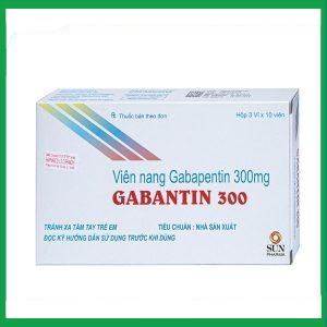 Thuốc Gabantin 300 điều trị đau thần kinh sau khi nhiễm herpes (3 vỉ x 10 viên)