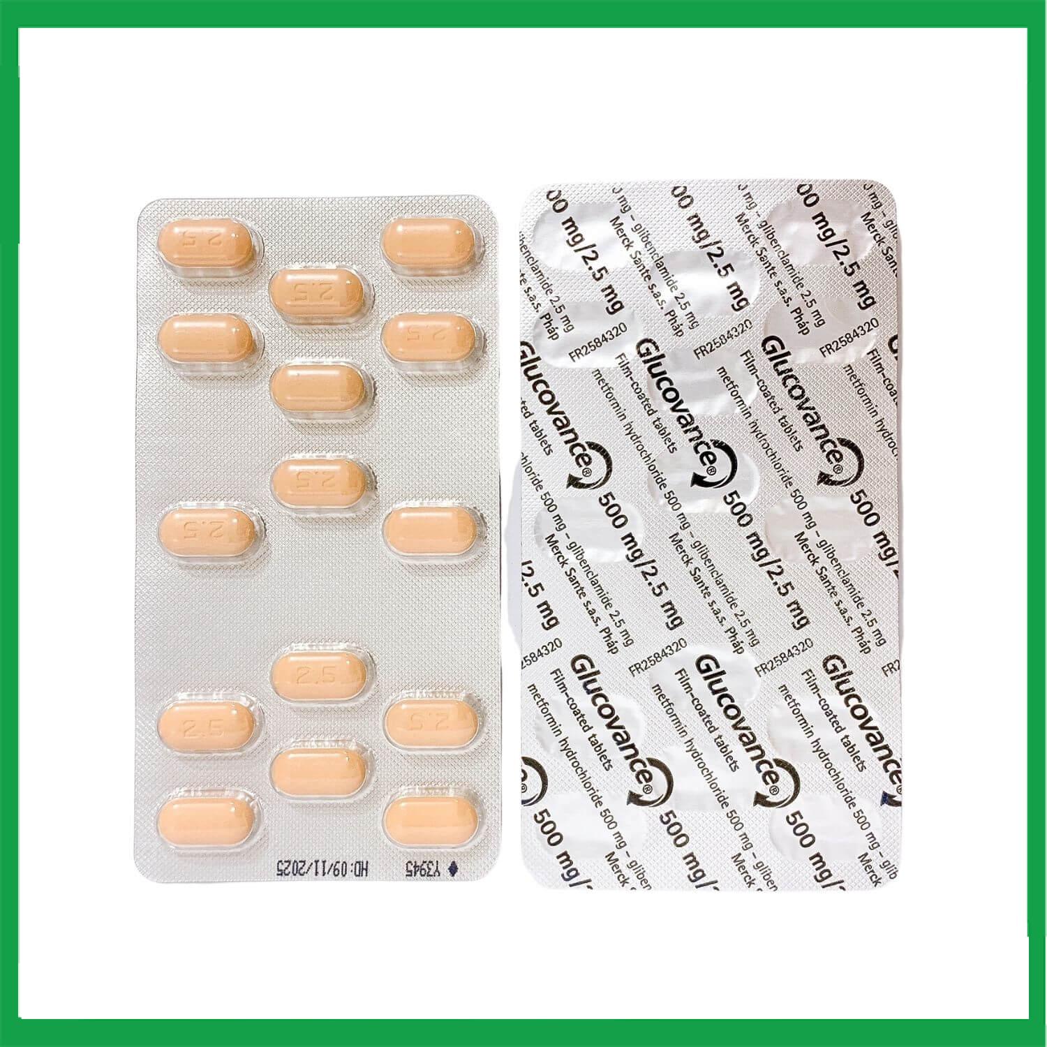 Glucovance-500mg-2.5-mg-4.jpg Nhà Thuốc Thanh Vinh - Glucovance 500mg 2.5 mg 4