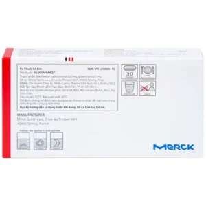 Nhà Thuốc Thanh Vinh - Thuốc Glucovance 500mg/5mg Merck điều trị tiểu đường tuýp 2 (2 vỉ x 15 viên) 1 Nhà Thuốc Thanh Vinh - Glucovance 500mg 5mg 1