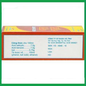 Nhà Thuốc Thanh Vinh - Cồn thuốc chữa Hắc Lào Lang Ben Hadiphar (10ml) 2 Nhà Thuốc Thanh Vinh - Hac Lao Lang Ben 2