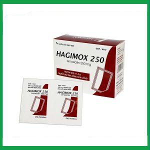 Bột Hagimox 250 DHG điều trị nhiễm khuẩn (24 gói)