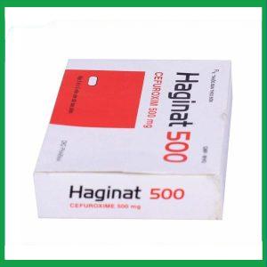 Nhà Thuốc Thanh Vinh - Thuốc Haginat 500 DHG điều trị nhiễm khuẩn (2 vỉ x 5 viên) 1 Nhà Thuốc Thanh Vinh - Haginat 500mg 2