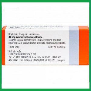Nhà Thuốc Thanh Vinh - Thuốc Halixol 30mg Egis Pharma điều trị hen phế quản 2 Nhà Thuốc Thanh Vinh - Halixol 30mg3