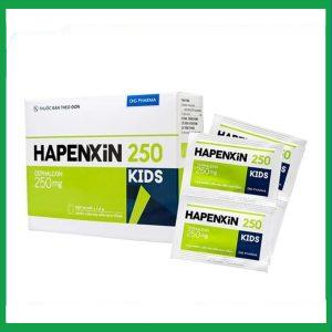 Cốm Hapenxin Kids 250 điều trị nhiễm khuẩn (24 gói)