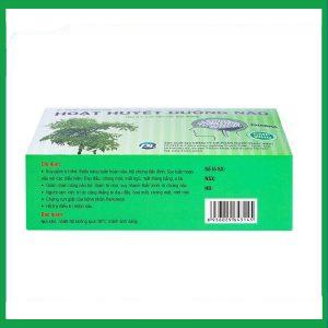 Nhà Thuốc Thanh Vinh - Thuốc Hoạt Huyết Dưỡng Não Phúc Vinh điều trị suy giảm trí nhớ, thiểu năng tuần hoàn não (5 vỉ x 20 viên) 1 Nhà Thuốc Thanh Vinh - Hoat huyet duong nao 2