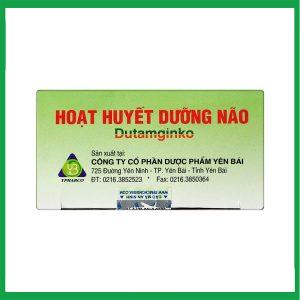 Nhà Thuốc Thanh Vinh - Viên bao đường hoạt huyết dưỡng não Dutamginko (5 vỉ x 20 viên) 1 Nhà Thuốc Thanh Vinh - Hoat huyet duong nao Dutamginko 2