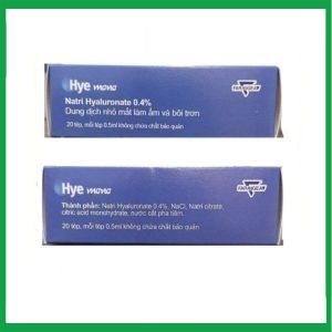 Nhà Thuốc Thanh Vinh - Dung dịch nhỏ mắt Hye Mono Gomed Farmigea làm ẩm và bôi trơn mắt, giúp giảm khô mắt (20 ống x 0.5ml) 1 Nhà Thuốc Thanh Vinh - Hye mono Hop 4 vi x 5 ong2