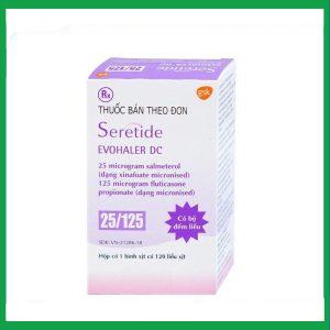 Nhà Thuốc Thanh Vinh - Khí dung Seretide Evohaler DC 25/125 trị hen phế quản (120 liều) 1 Nhà Thuốc Thanh Vinh - Khi dung Seretide 2 1