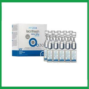 Dung Dịch Nhỏ Mắt  Lacrifresh Ocu-Dry 0.20% – Hỗ trợ điều trị khô mắt, mỏi mắt hay ngứa mắt (Hộp 20 ống)
