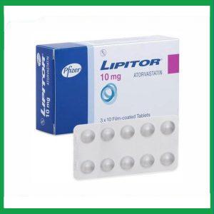Thuốc Lipitor 10mg điều trị tăng cholesterol toàn phần (3 vỉ x 10 viên)