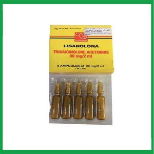 Nhà Thuốc Thanh Vinh - Thuốc tiêm Lisanolona 80mg/2ml Lisapharma điều trị dị ứng, hen suyễn, viêm mũi dị ứng (5 ống) 1 Nhà Thuốc Thanh Vinh - Lisanolona 2